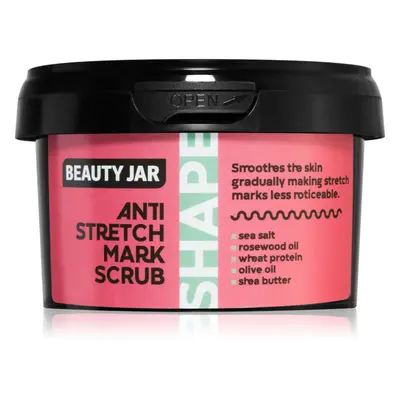 Beauty Jar Shape tělový peeling na strie s mořskou solí 400 g