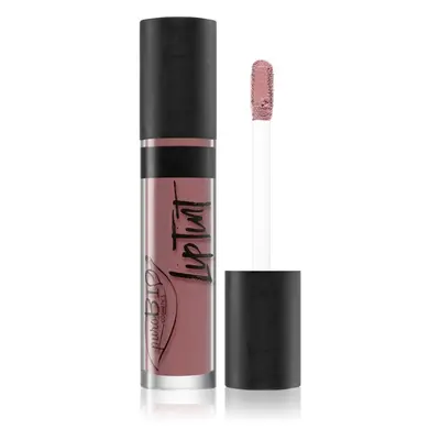 puroBIO Cosmetics Lip Tint tekutá rtěnka s matným finišem odstín 04 Cold Pink 4,8 ml