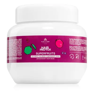 Kallos Hair Pro-Tox Superfruits regenerační maska pro unavené vlasy bez lesku 275 ml