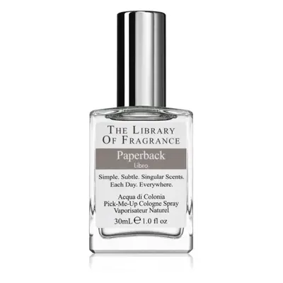 The Library of Fragrance Paperback kolínská voda unisex 30 ml