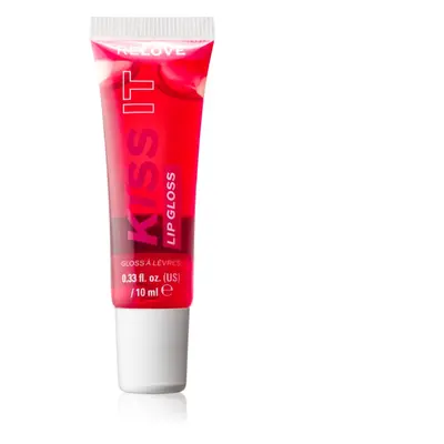 Revolution Relove Kiss It hydratační lesk na rty odstín Cherry Red 10 ml