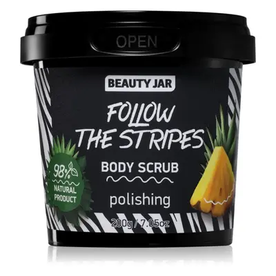 Beauty Jar Follow The Stripes tělový peeling s kokosovým olejem 200 g