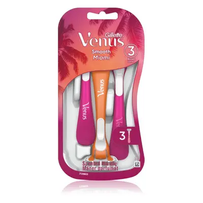 Gillette Venus Smooth Miami jednorázová holítka pro ženy 3 ks