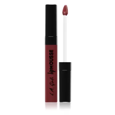 L.A. Girl Cosmetics Lip Mousse krémová rtěnka odstín Lowkey 6 ml