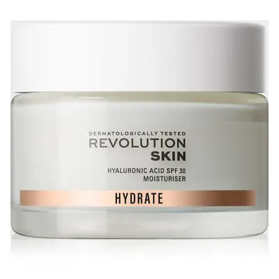 Revolution Skincare Hydrate Hyaluronic Acid hydratační pleťový krém SPF 30 50 ml