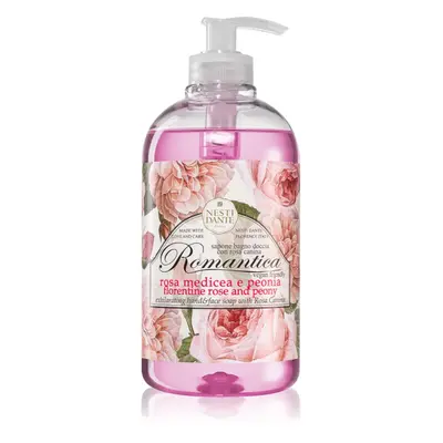 Nesti Dante Romantica Florentine Rose and Peony tekuté mýdlo na ruce 500 ml