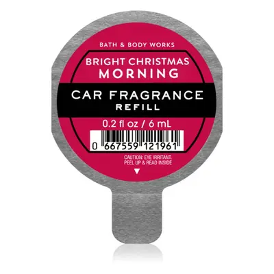 Bath & Body Works Bright Christmas Morning vůně do auta náhradní náplň 6 ml