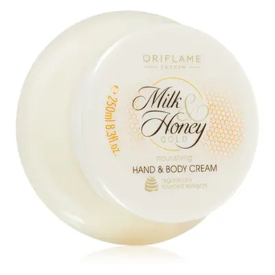 Oriflame Milk & Honey Gold vyživující krém na ruce a tělo 250 ml