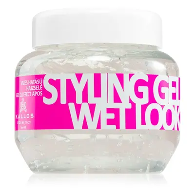 Kallos Kallos Classic Styling Gel gel na vlasy s mokrým efektem ultra silná fixace Wet Look 275 