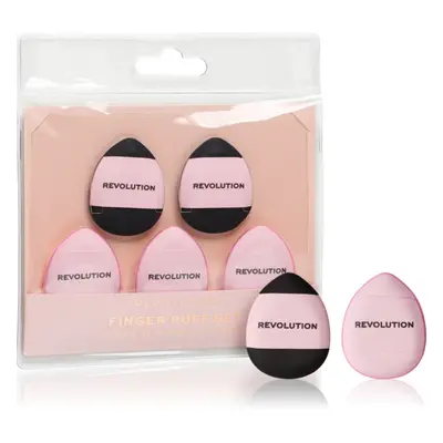 Makeup Revolution Finger Puff Set labutěnka 5 ks