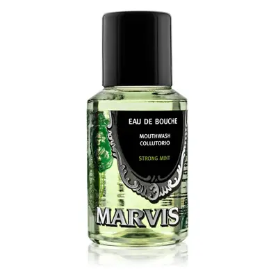 Marvis Strong Mint ústní voda pro dlouhotrvající svěží dech 30 ml