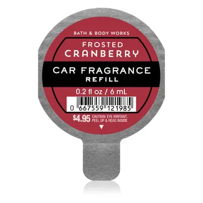 Bath & Body Works Frosted Cranberry vůně do auta náhradní náplň 6 ml