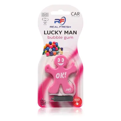 Real Fresh Lucky Man Buble Gum vůně do auta 1 ks