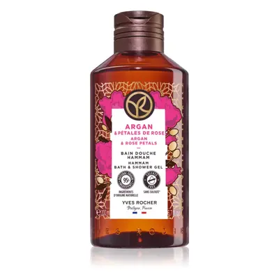 Yves Rocher Bain de Nature sprchový a koupelový gel Argan & Rose Petals 200 ml