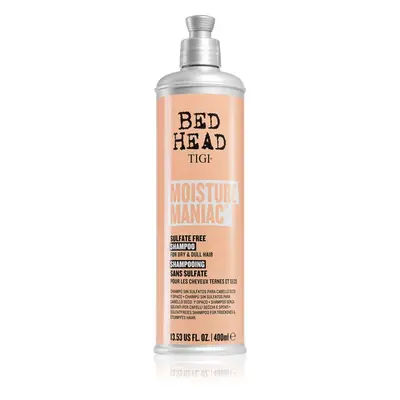 TIGI Bed Head Moisture Maniac čisticí a vyživující šampon pro suché vlasy 400 ml