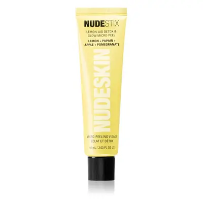 Nudestix Nudeskin Lemon-Aid Detox & Glow Micro-Peel rozjasňující peeling na obličej 60 ml