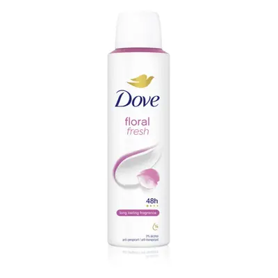 Dove Floral Antiperspirant osvěžující deodorant ve spreji pro ženy 150 ml