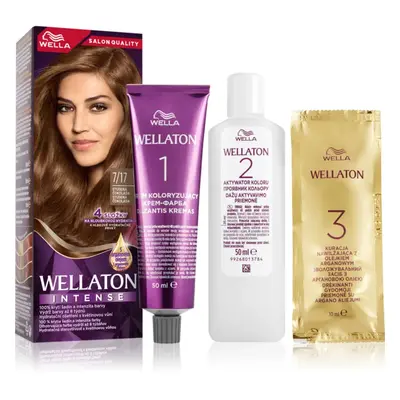 Wella Wellaton Intense permanentní barva na vlasy s arganovým olejem odstín 7/17 Frosted Chocola