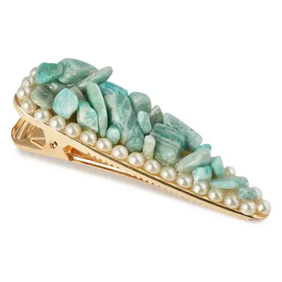 Crystallove Amazonite Hair Clip sponka do vlasů 1 ks