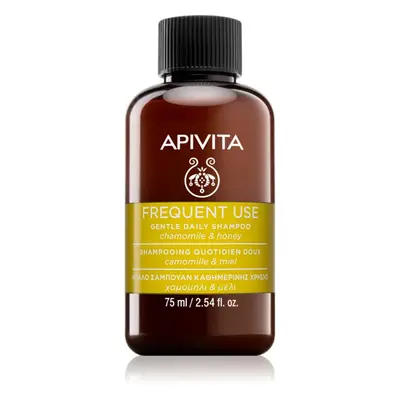 Apivita Frequent Use Gentle Daily Shampoo šampon pro každodenní mytí vlasů s heřmánkem 75 ml