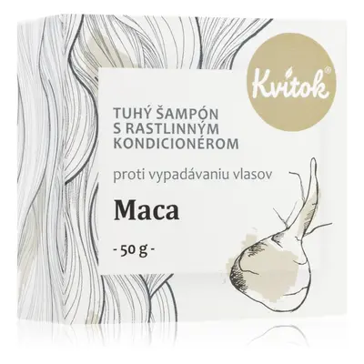 Kvitok Maca tuhý šampon pro řídnoucí vlasy 50 g