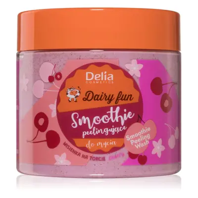 Delia Cosmetics Dairy Fun tělový peeling Cherry 350 g