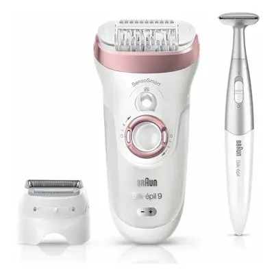 Braun Silk-épil 9 S9890 epilátor + bikiny zastřihovač pro ženy 1 ks