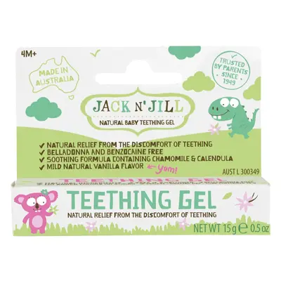 Jack N’ Jill Teething Gel zklidňující gel na růst zoubků 4m+ 15 g