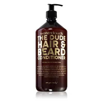 Waterclouds The Dude Hair & Beard Conditioner kondicionér na vlasy a vousy 1000 ml