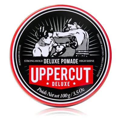 Uppercut Deluxe Deluxe Pomade pomáda na vlasy s extra silnou fixací pro muže 30 g