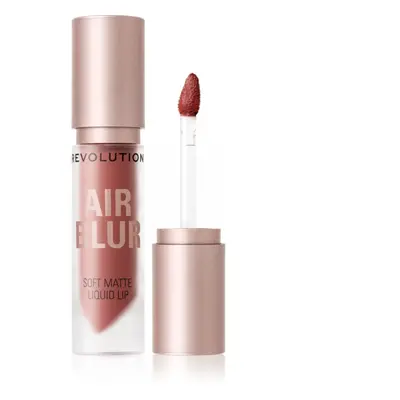 Makeup Revolution Air Blur Liquid Lipstick lehká tekutá matná rtěnka odstín Whisper 3.5 ml