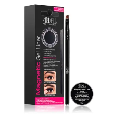 Ardell Magnetic Gel Liner magnetická gelová linka se štětečkem odstín Black 3 g