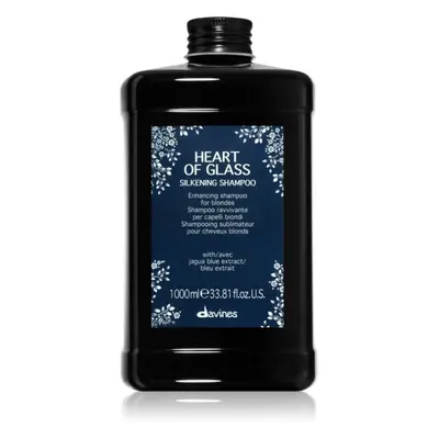 Davines Heart of Glass Silkening Shampoo jemný čisticí šampon pro blond vlasy 1000 ml