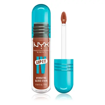 NYX Professional Makeup Lip IV dlouhotrvající lesk na rty s hydratačním účinkem odstín 01 - CARA