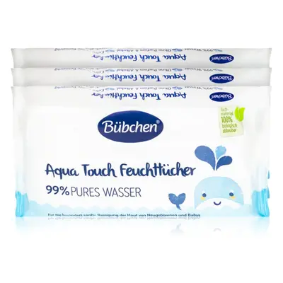 Bübchen Aqua Touch vlhčené ubrousky pro děti 3x48 ks