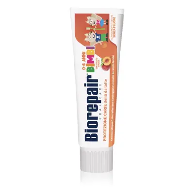 Biorepair Kids 0-6 Peach zubní pasta pro děti pro obnovení zubní skloviny Peach 50 ml