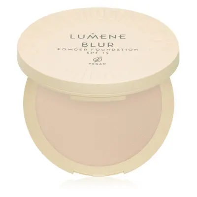 Lumene Blur kompaktní pudr a make-up 2 v 1 SPF 15 odstín No. 1 10 g