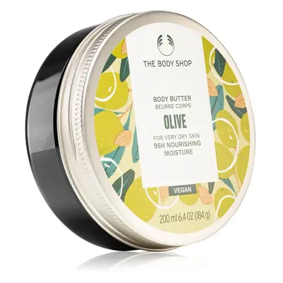 The Body Shop Olive intenzivně hydratační tělové máslo pro velmi suchou pokožku 200 ml