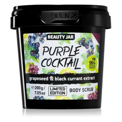 Beauty Jar Purple Cocktail osvěžující tělový peeling 200 g