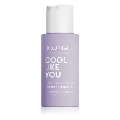 ICONIQUE Professional COOL LIKE YOU Perfect Blonde & Silver Violet šampon neutralizující žluté t