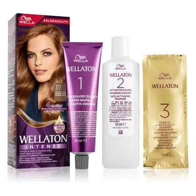 Wella Wellaton Intense permanentní barva na vlasy s arganovým olejem odstín 7/7 Deep Brown