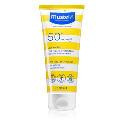 Mustela Family SPF 50+ opalovací krém pro děti SPF 50+ 100 ml