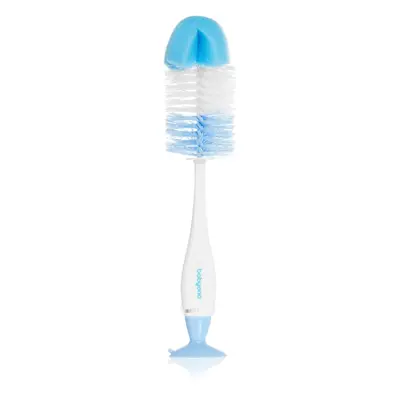 BabyOno Take Care Brush for Bottles and Teats kartáč na čištění 2 v 1 Blue 1 ks