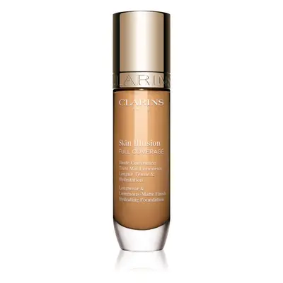 Clarins Skin Illusion Hydrating Foundation vysoce krycí make-up odstín 112C 30 ml