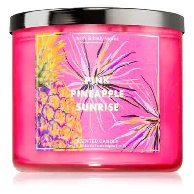 Bath & Body Works Pink Pineapple Sunrise vonná svíčka 411 g