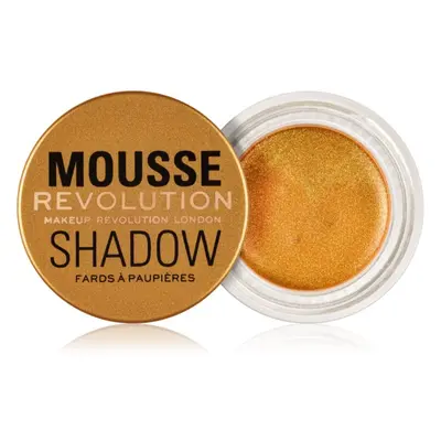 Makeup Revolution Mousse oční stíny odstín Gold 4 g