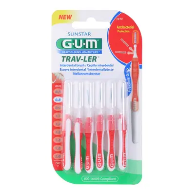 G.U.M Trav-Ler Interdental mezizubní kartáčky 0,8 mm 6 ks