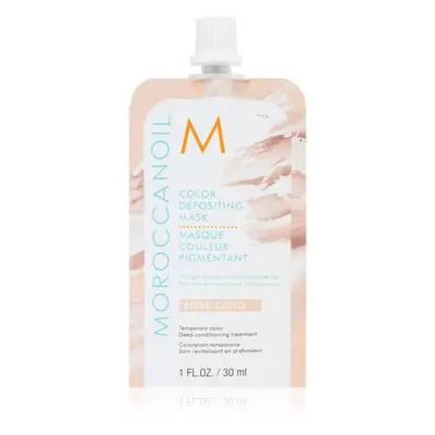 Moroccanoil Color Depositing jemná vyživující maska bez permanentních barevných pigmentů Rose Go