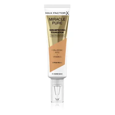 Max Factor Miracle Pure Skin dlouhotrvající make-up SPF 30 odstín 70 Warm Sand 30 ml