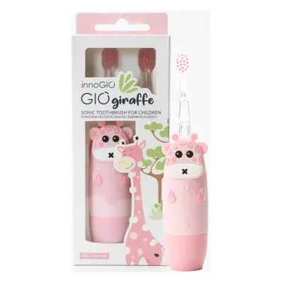 innoGIO GIOGiraffe Sonic Toothbrush sonický zubní kartáček pro děti Pink 1 ks